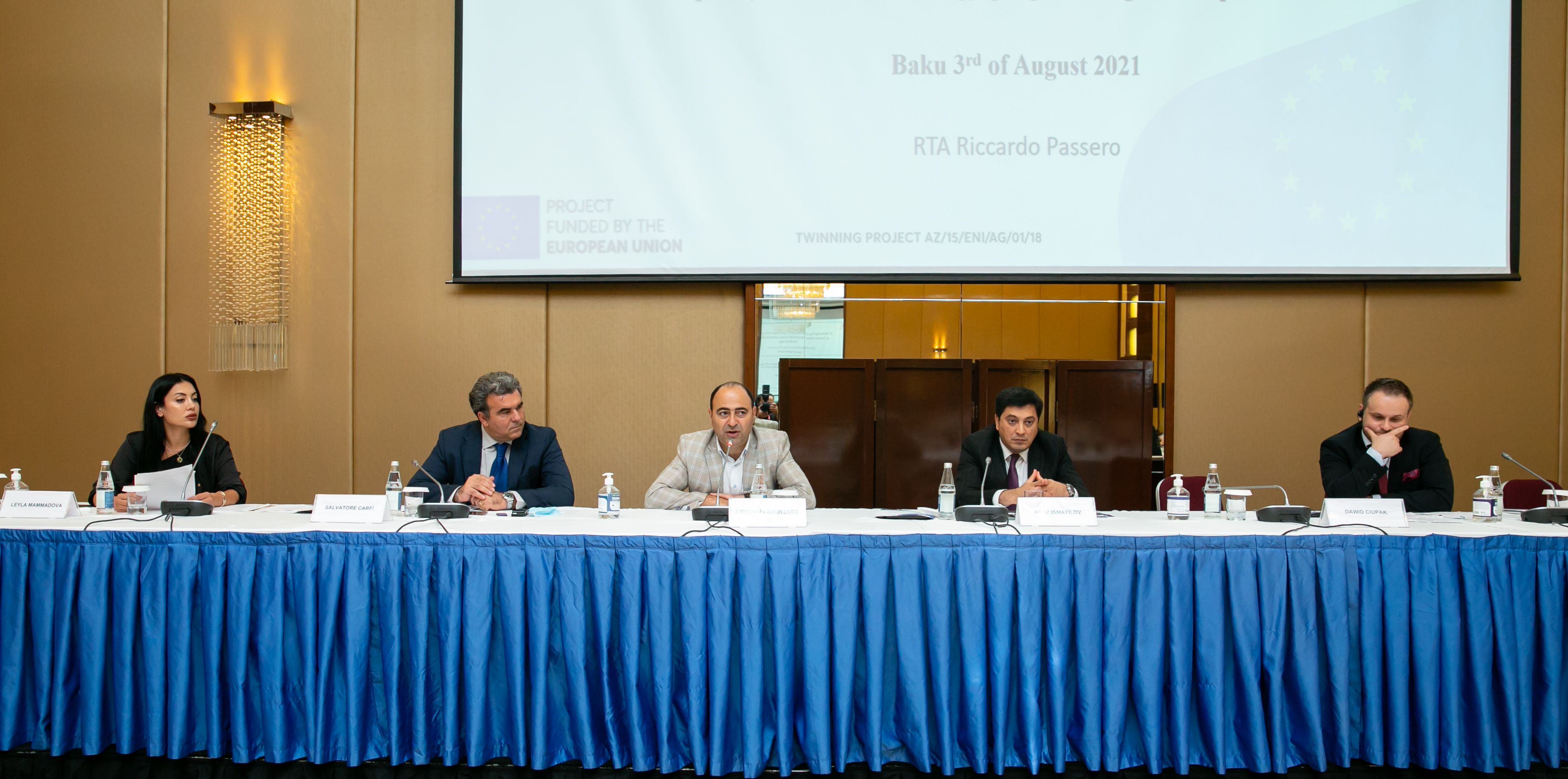 Intermediate Meeting of the project successfully took place on August 3, 2021 in Baku. 