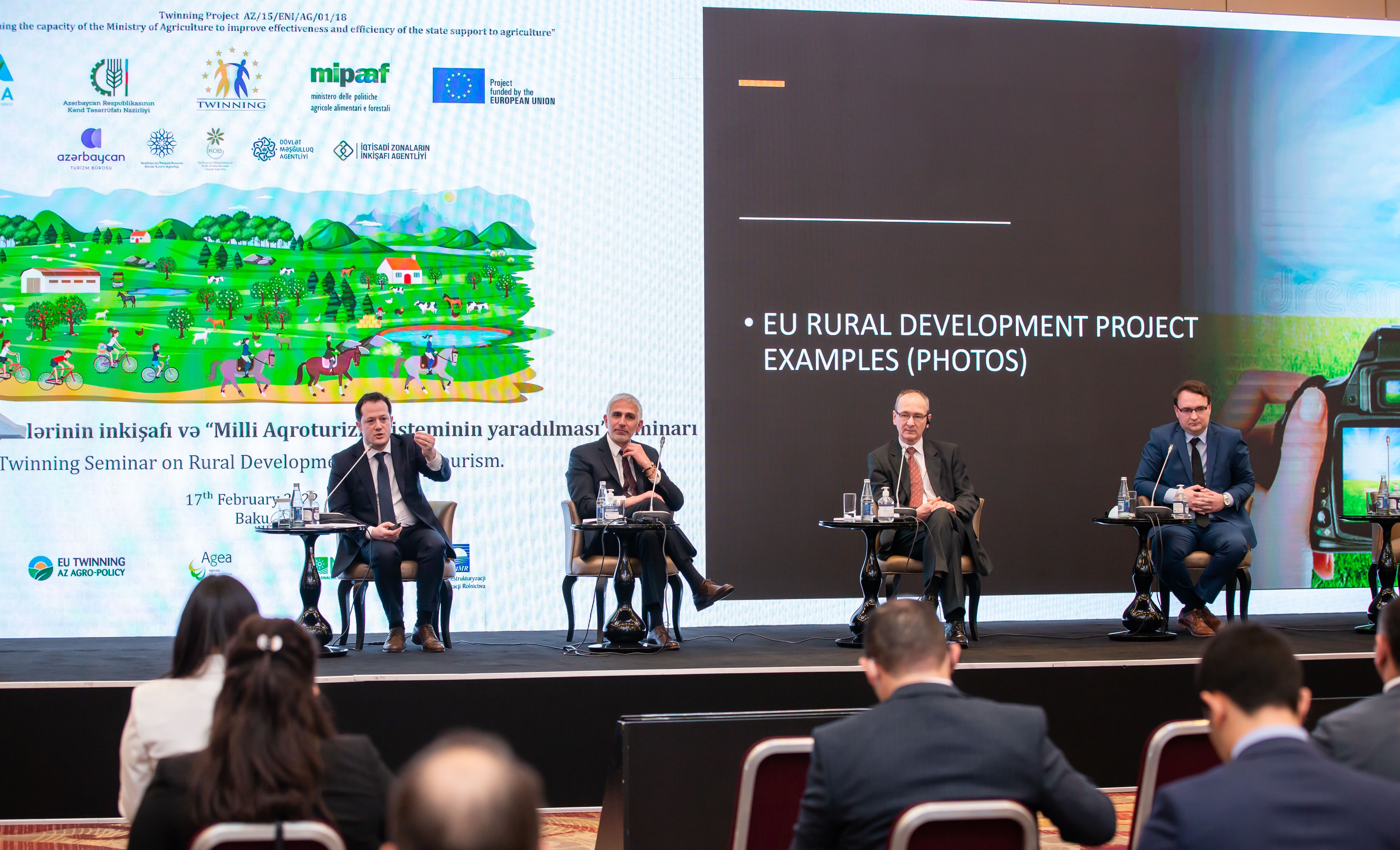 Twinning Seminar on “Introducing a Rural Development framework and setting-up a national Agritourism system in Azerbaijan”, Baku, 17th February 2022. 
